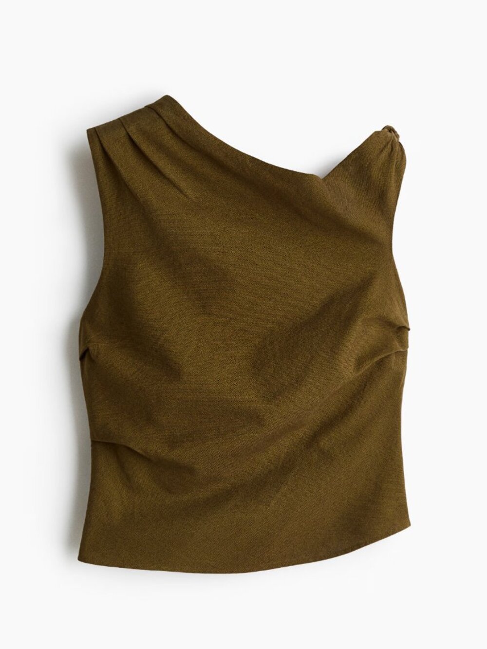 Knot-Detail One-Shoulder Top
